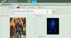 Desktop Screenshot of anesthetic-x.deviantart.com