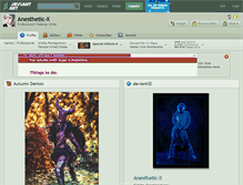 Tablet Screenshot of anesthetic-x.deviantart.com