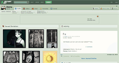 Desktop Screenshot of dioma.deviantart.com