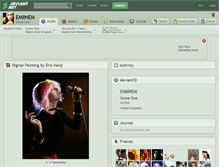 Tablet Screenshot of emiinem.deviantart.com