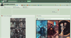Desktop Screenshot of cyborgnecromancer.deviantart.com