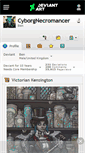Mobile Screenshot of cyborgnecromancer.deviantart.com