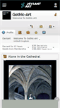 Mobile Screenshot of gothic-art.deviantart.com