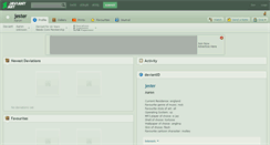Desktop Screenshot of jester.deviantart.com