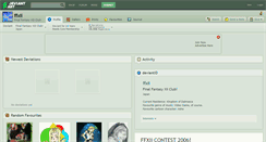 Desktop Screenshot of ffxii.deviantart.com