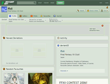 Tablet Screenshot of ffxii.deviantart.com