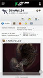 Mobile Screenshot of dinomatt24.deviantart.com