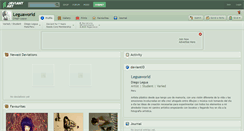 Desktop Screenshot of leguaworld.deviantart.com