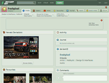 Tablet Screenshot of freshpixel.deviantart.com
