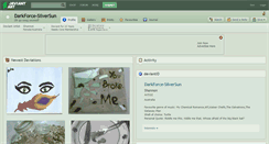 Desktop Screenshot of darkforce-silversun.deviantart.com