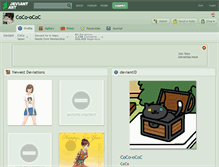 Tablet Screenshot of coco-ococ.deviantart.com