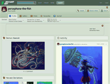 Tablet Screenshot of persephone-the-fish.deviantart.com