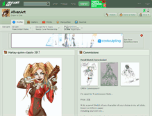 Tablet Screenshot of alivanart.deviantart.com