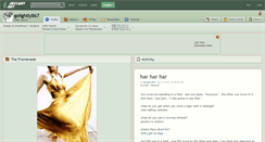 Desktop Screenshot of golightly867.deviantart.com