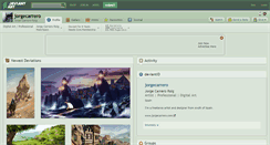 Desktop Screenshot of jorgecarrero.deviantart.com