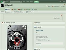 Tablet Screenshot of bentukorn.deviantart.com