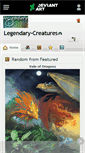 Mobile Screenshot of legendary-creatures.deviantart.com