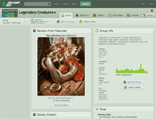 Tablet Screenshot of legendary-creatures.deviantart.com