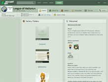 Tablet Screenshot of league-of-nations.deviantart.com