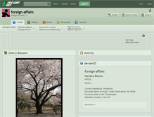 Tablet Screenshot of foreign-affairs.deviantart.com