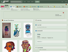 Tablet Screenshot of kints.deviantart.com