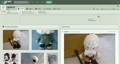 Desktop Screenshot of carpecor.deviantart.com