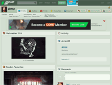 Tablet Screenshot of aimse.deviantart.com