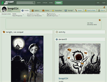 Tablet Screenshot of boogs024.deviantart.com