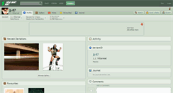 Desktop Screenshot of jj-87.deviantart.com