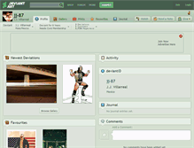 Tablet Screenshot of jj-87.deviantart.com
