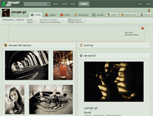 Tablet Screenshot of corsair-pl.deviantart.com
