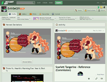Tablet Screenshot of evil-dec0y.deviantart.com