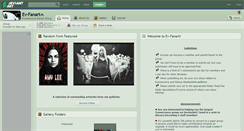 Desktop Screenshot of ev-fanart.deviantart.com