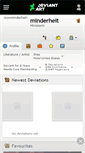 Mobile Screenshot of minderheit.deviantart.com