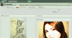 Desktop Screenshot of fire-nekoyasha.deviantart.com