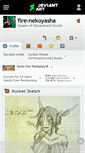 Mobile Screenshot of fire-nekoyasha.deviantart.com