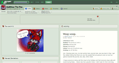 Desktop Screenshot of matthius-the-fox.deviantart.com
