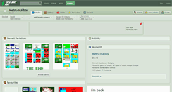 Desktop Screenshot of metru-nui-boy.deviantart.com