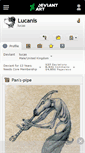Mobile Screenshot of lucanis.deviantart.com