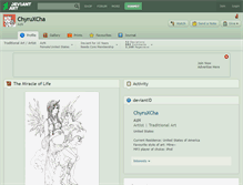 Tablet Screenshot of chyruxcha.deviantart.com