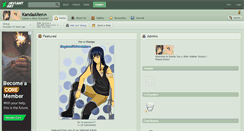 Desktop Screenshot of kandaallen.deviantart.com