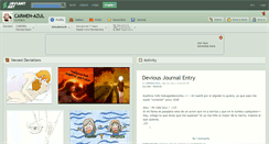 Desktop Screenshot of carmen-azul.deviantart.com