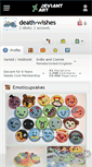 Mobile Screenshot of death-wishes.deviantart.com