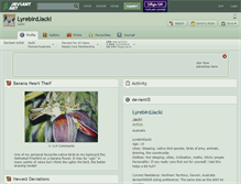 Tablet Screenshot of lyrebirdjacki.deviantart.com