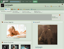 Tablet Screenshot of markdaughn.deviantart.com