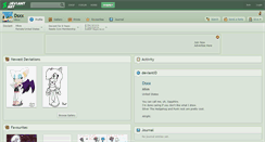 Desktop Screenshot of dsxx.deviantart.com