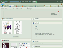 Tablet Screenshot of dsxx.deviantart.com