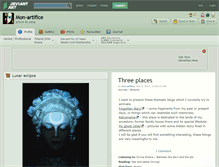 Tablet Screenshot of mon-artifice.deviantart.com