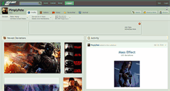 Desktop Screenshot of pimplypete.deviantart.com