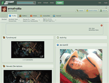 Tablet Screenshot of ermafrodita.deviantart.com